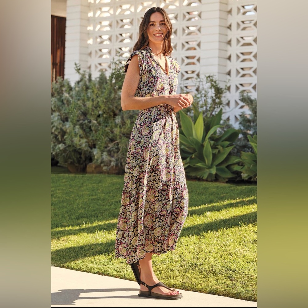 Emerson Fry Multicolor Floral Maxi Dress